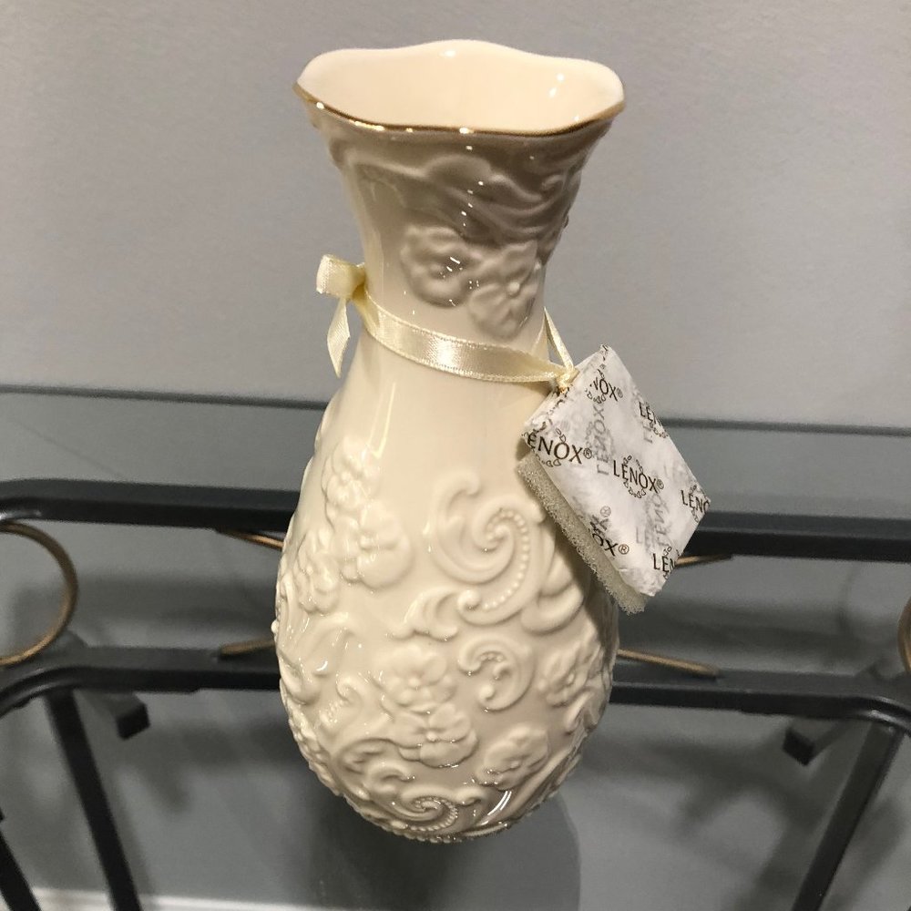 New In Box Lenox Great giftables Vase with Frame - Picture 3 of 7